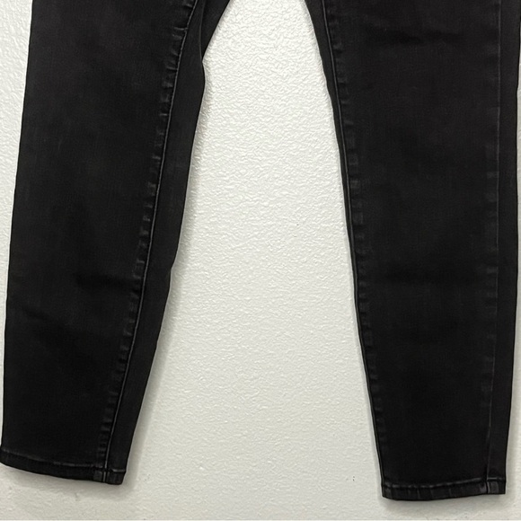 Judy Blue Black Denim Jeans 27 Stretch Taper Slim Ankle Pockets Casual - Picture 3 of 8